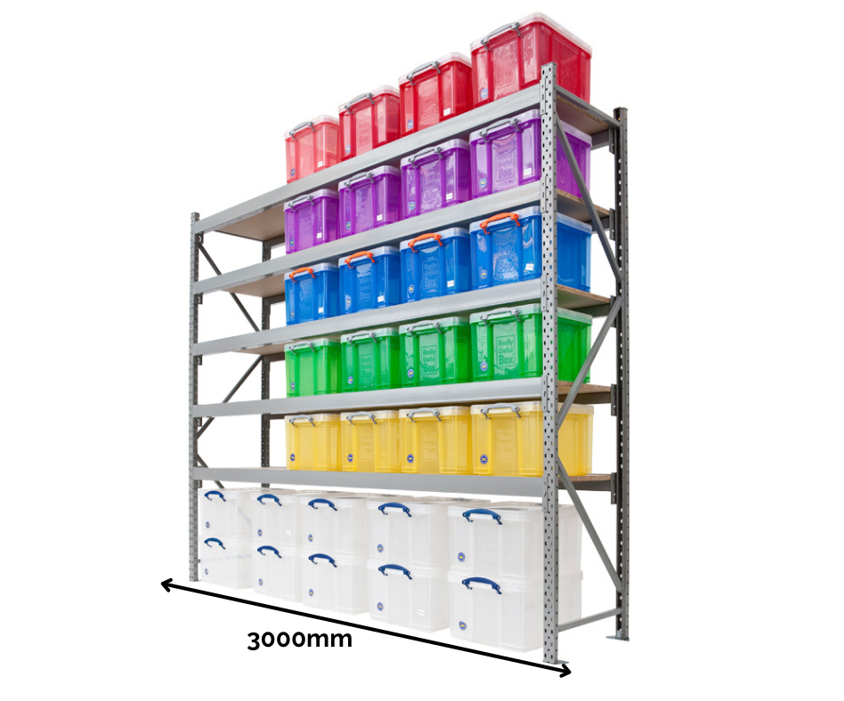 3000mm Wide Longspan Racking details